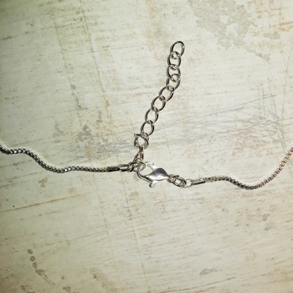 Crescent Moon Gold & Silver Cat Pendant Necklace - Picture 6 of 6